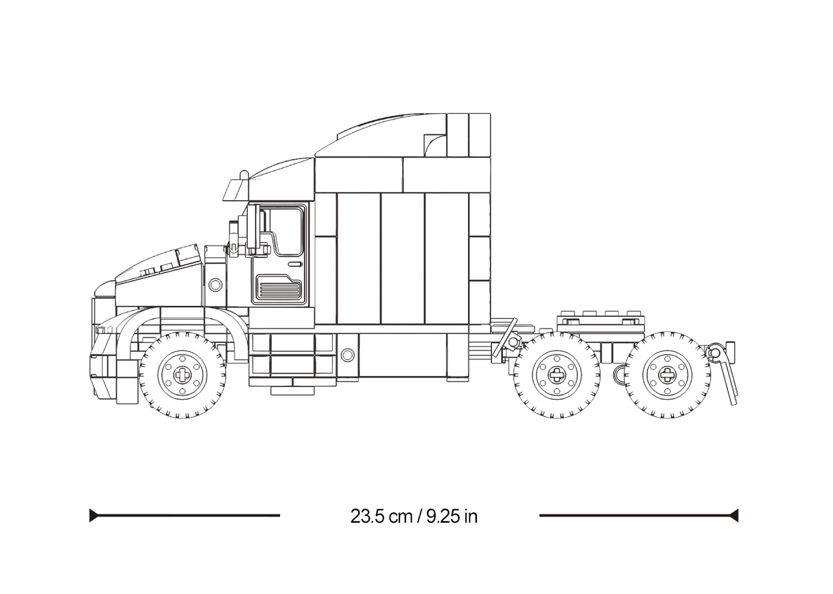 Sluban | Truck 461 Pcs
