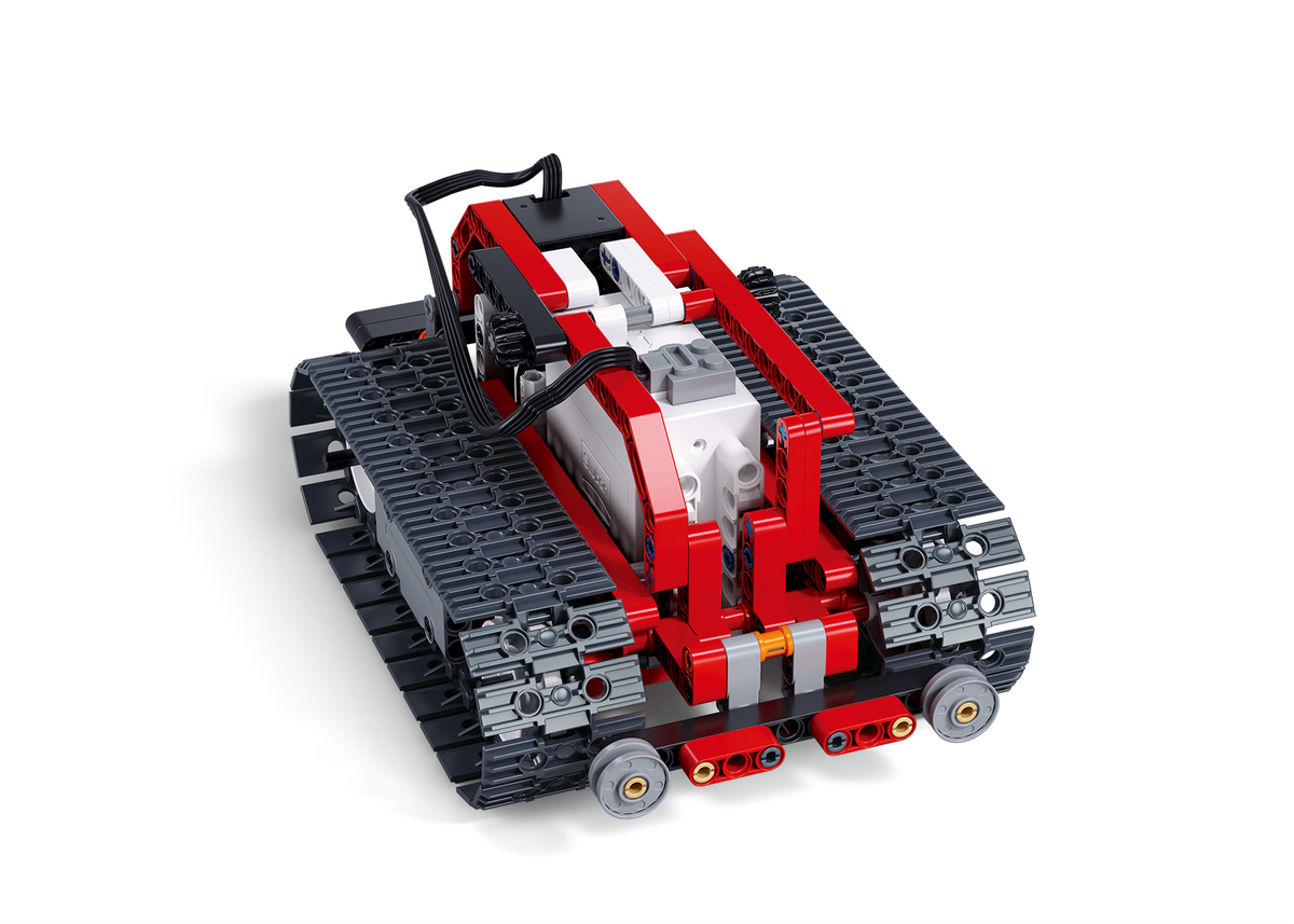 Sluban STEM vehicle set showing drivetrain detail