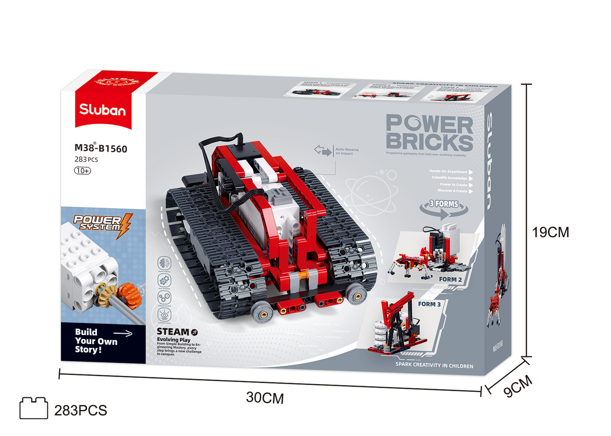 Sluban POP Science vehicle set mechanical detail