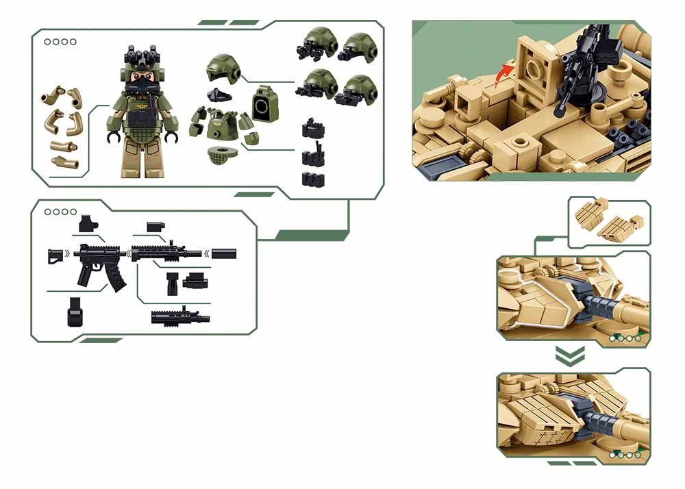 Sluban - Army Tank Type 15