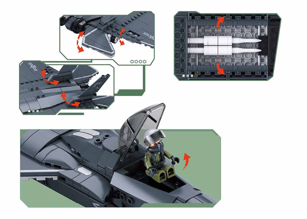 Sluban - J35 Fighter Scale 1:55