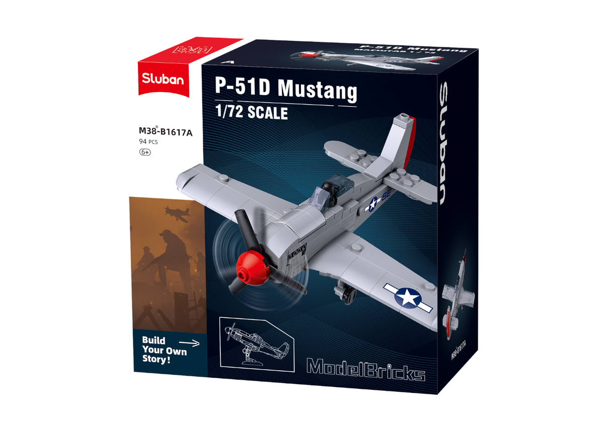 Sluban WW2 fighter aircraft assorted collectible brick model