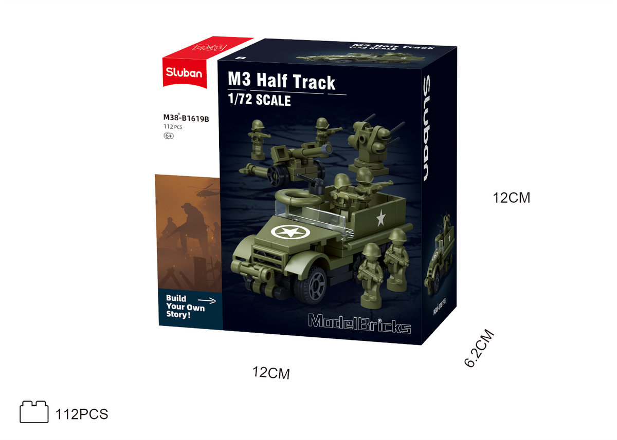 Sluban | WW2 Military Vehicles 1:72 (Assorted)