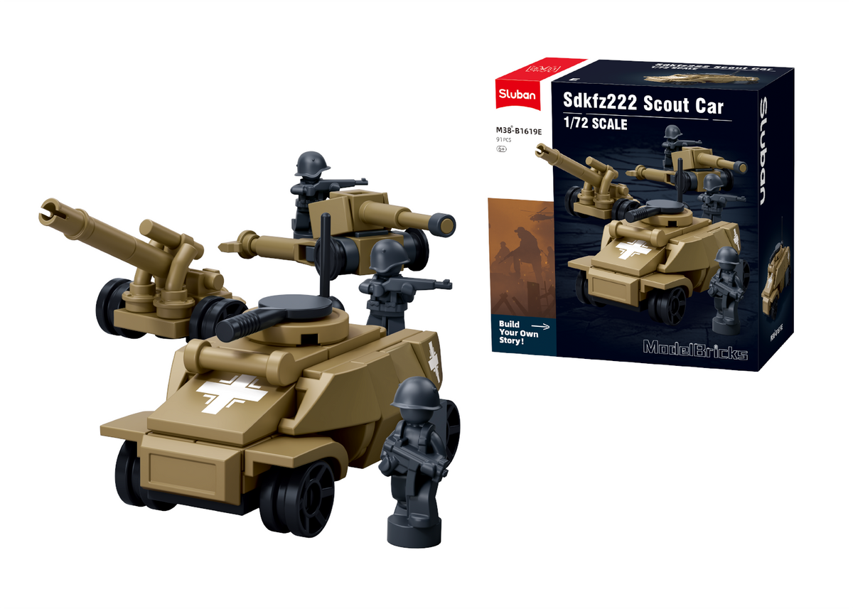 Sluban | WW2 Military Vehicles 1:72 (Assorted)