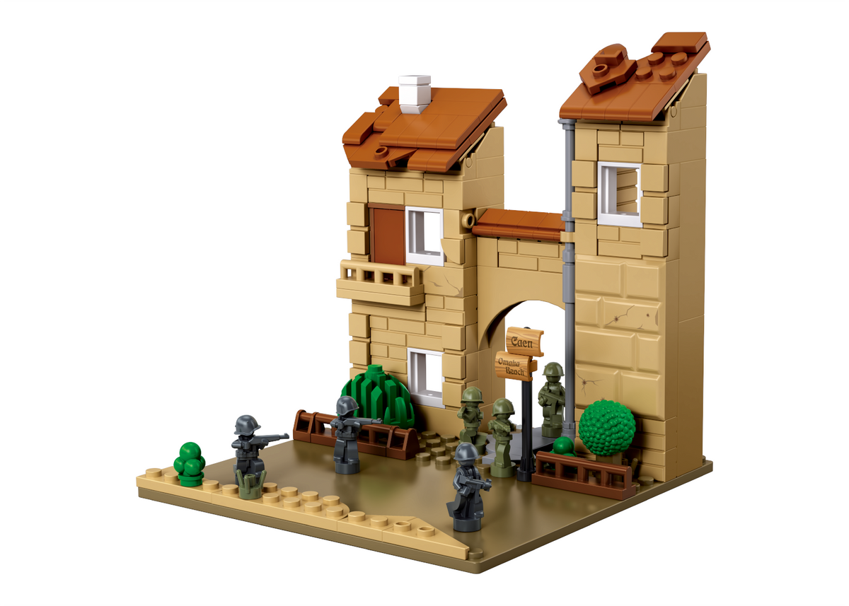 Sluban | WW2 Scene Caen Suburbs 165 Pcs