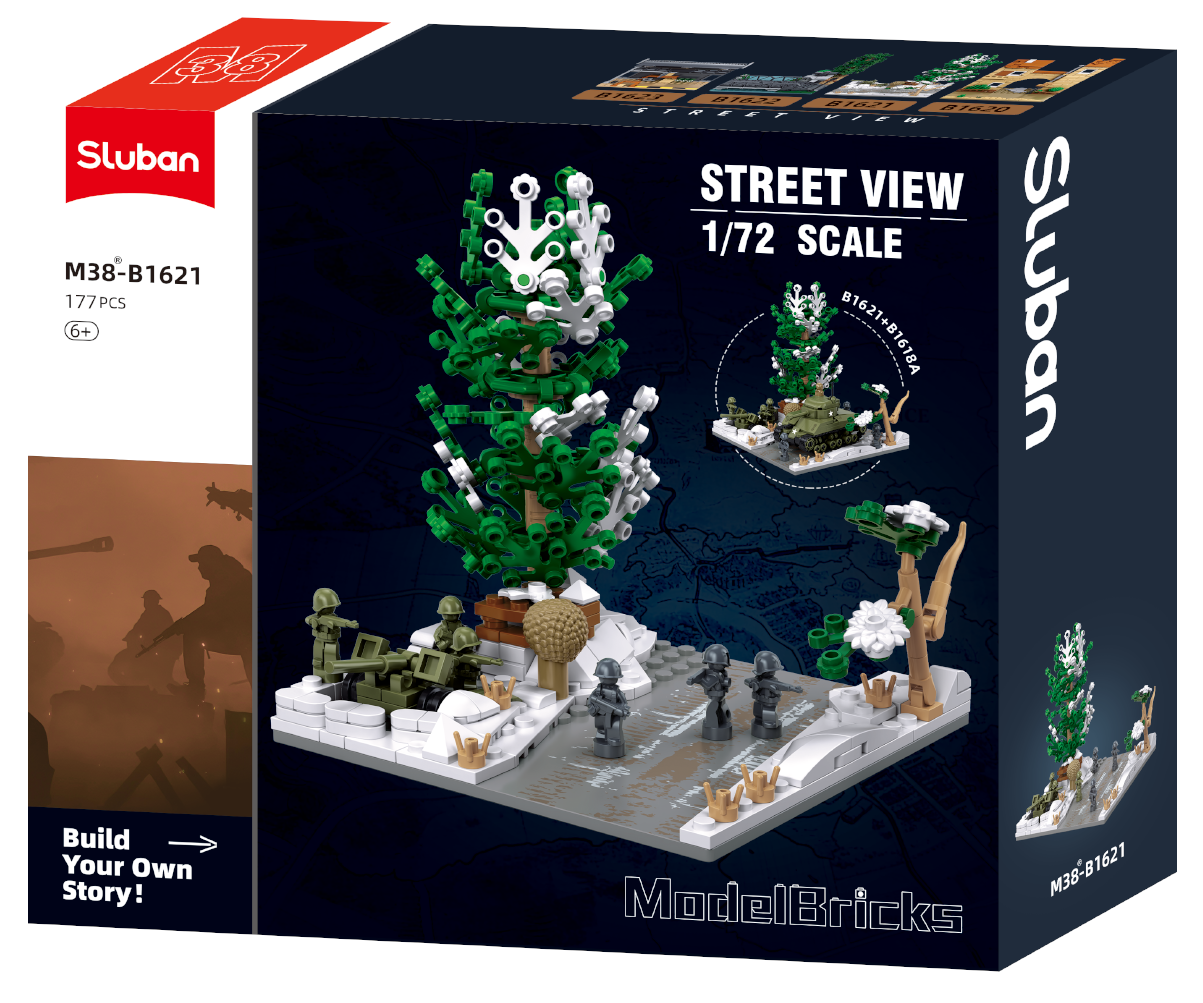 Sluban | WW2 Scene Ardennes Forest 177 Pcs