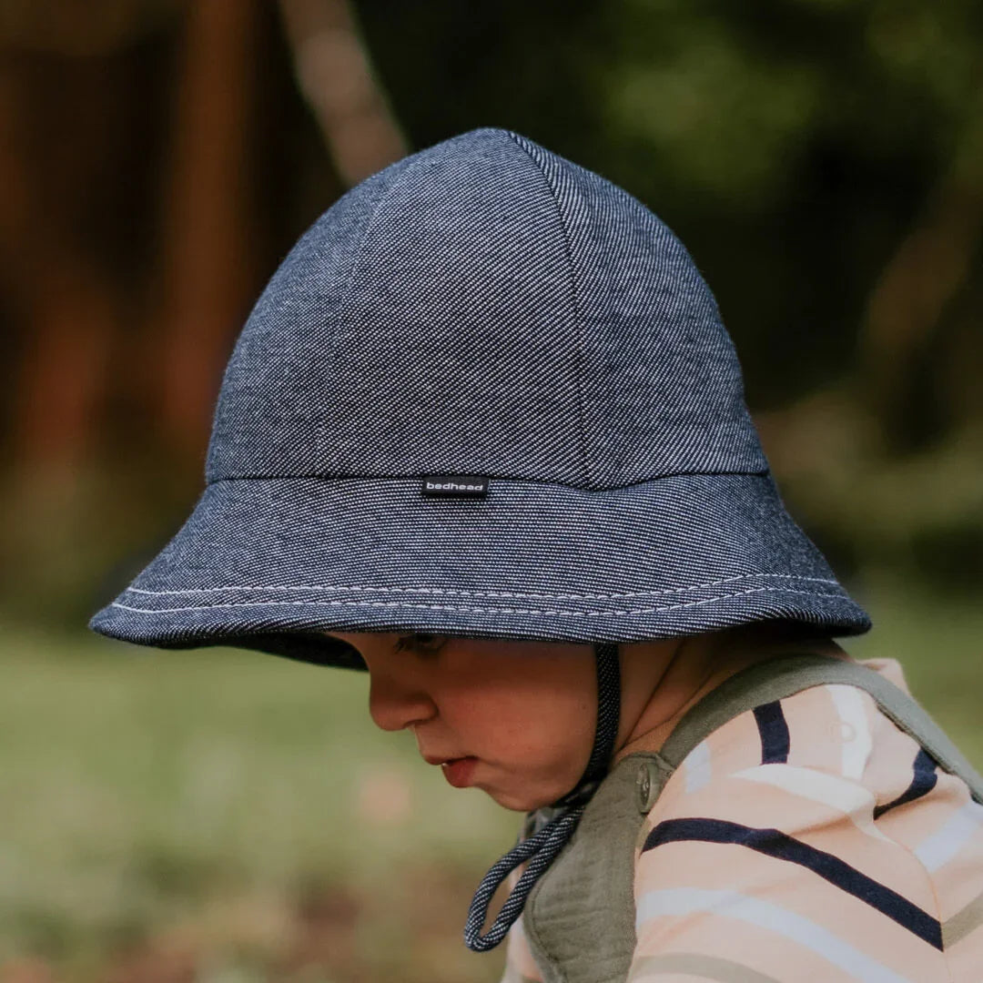 Toddler Bucket Hat - Denim, UPF50+