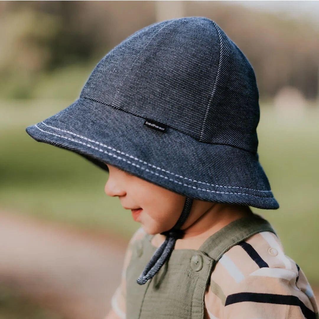 Toddler Bucket Hat - Denim, UPF50+