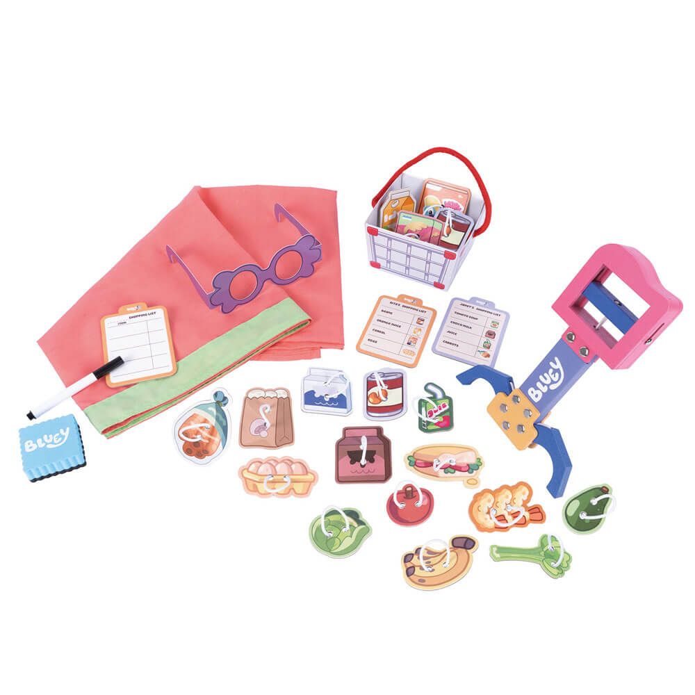 Bluey Wooden Grannies Shopping Game