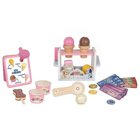 Bluey Wooden Ice Cream Stand - Toybox Tales