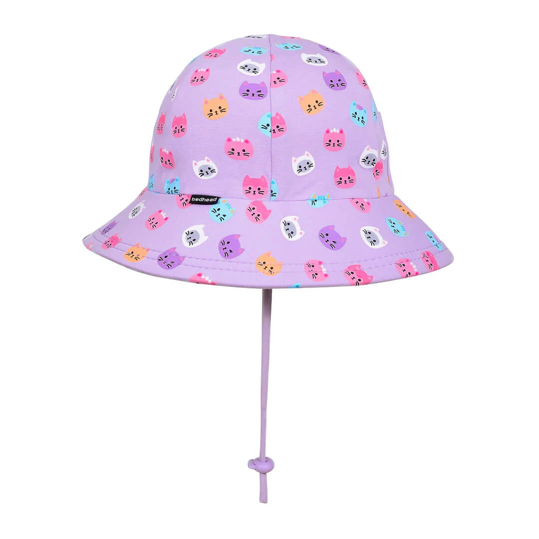 Ponytail Bucket Sun Hat - Kitty - Toybox Tales