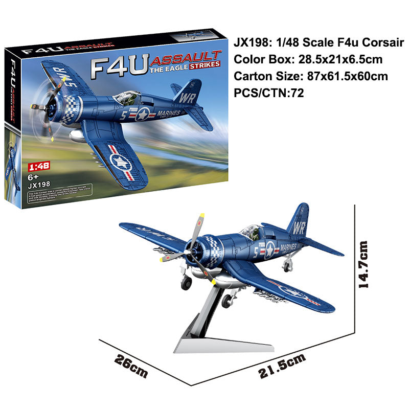 F4U Corsair click build model packaging