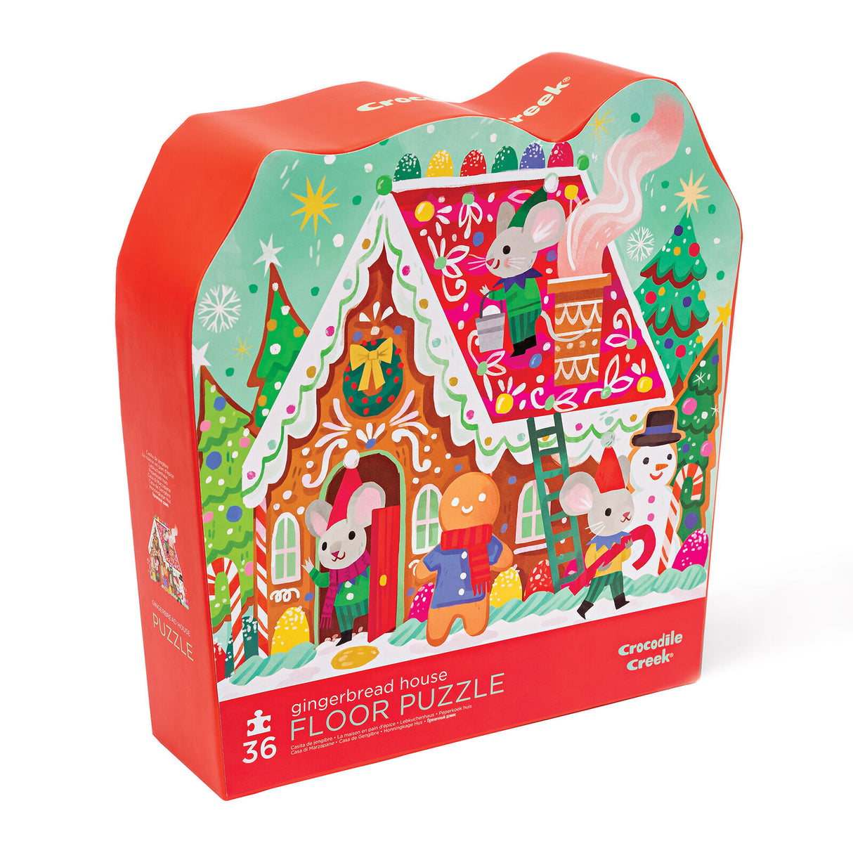 Classic Floor Puzzle 36 Piece | Gingerbread House