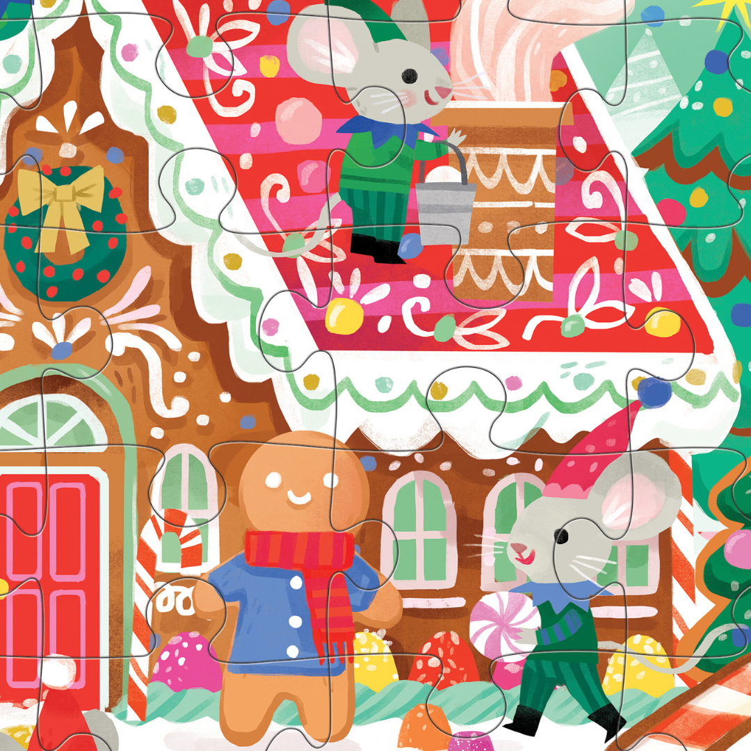 Classic Floor Puzzle 36 Piece | Gingerbread House