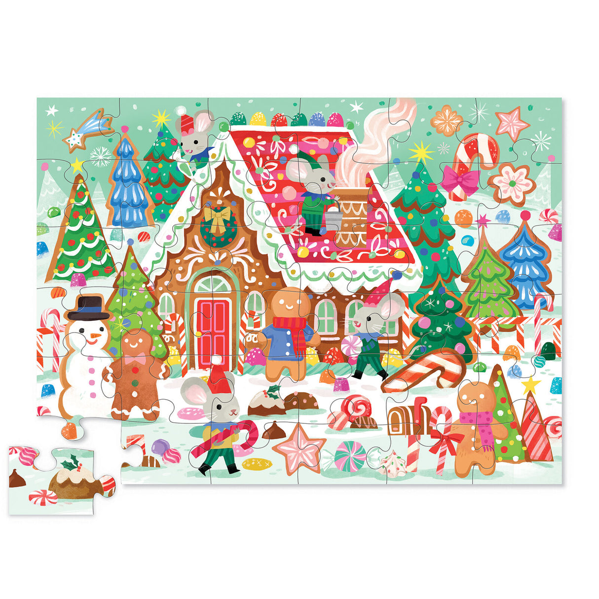 Classic Floor Puzzle 36 Piece | Gingerbread House