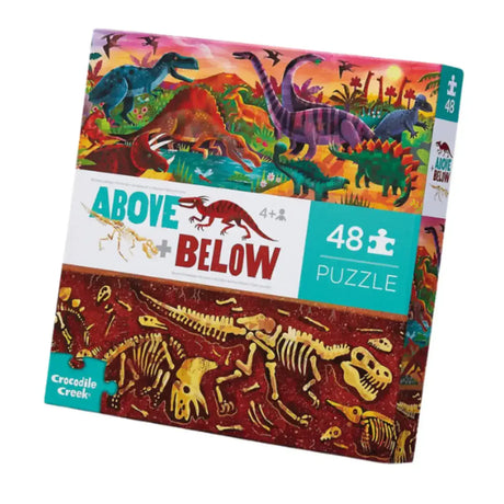 Above & Below 48 Piece Puzzle - Dinosaur World - Toybox Tales