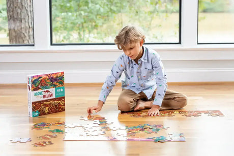 Above & Below 48 Piece Puzzle - Dinosaur World - Toybox Tales