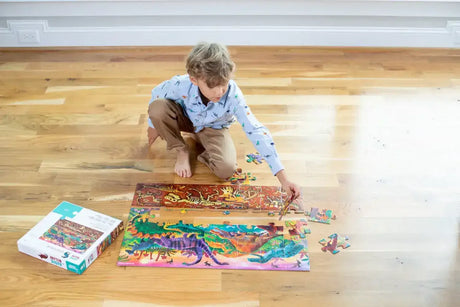 Above & Below 48 Piece Puzzle - Dinosaur World - Toybox Tales