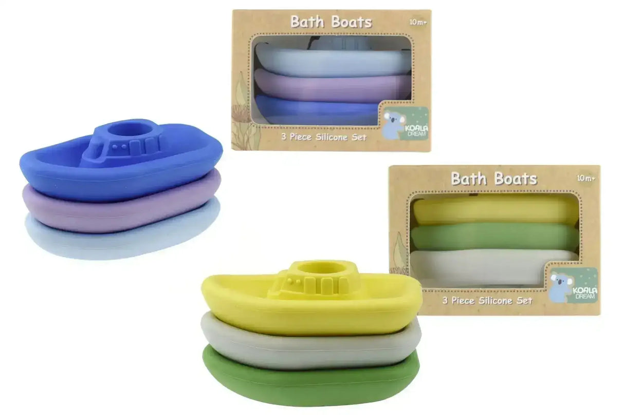Bath Boats 3 Piece Set - Toybox Tales