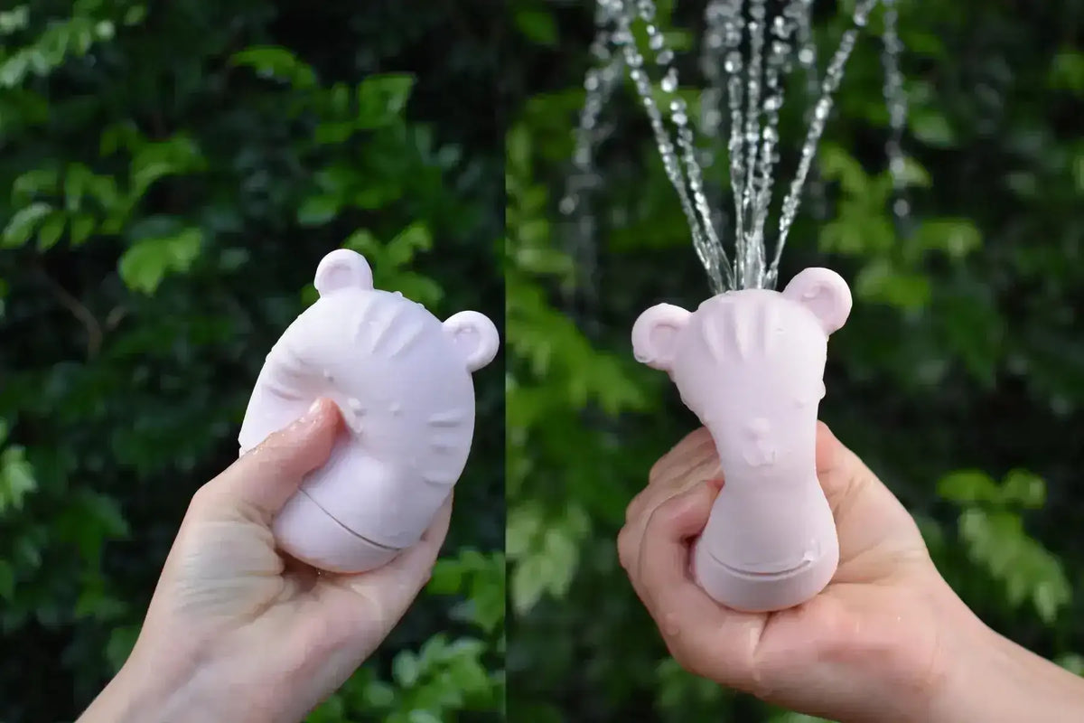 Silicone Brave Beasts Animal Pourers 4 Piece Set- Pastel - Toybox Tales