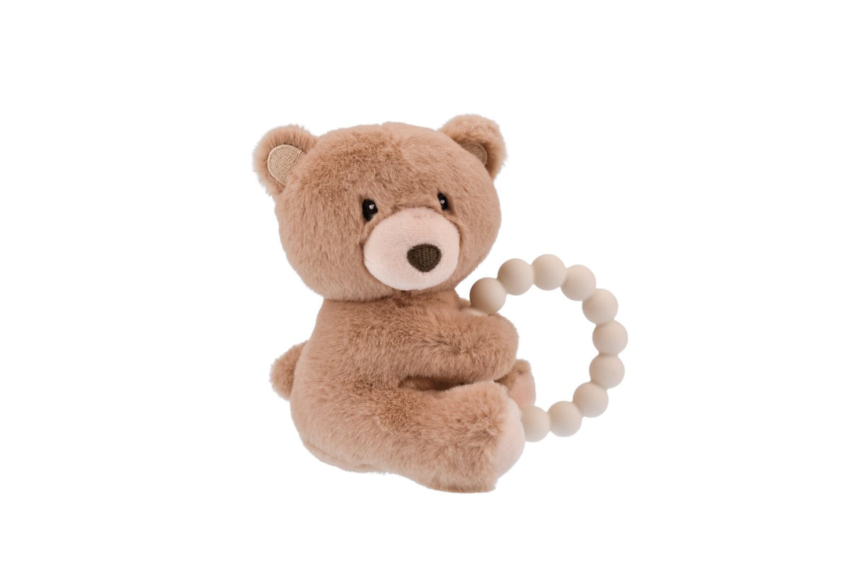 Snuggle Pal Animal With Silicone Teething Ring