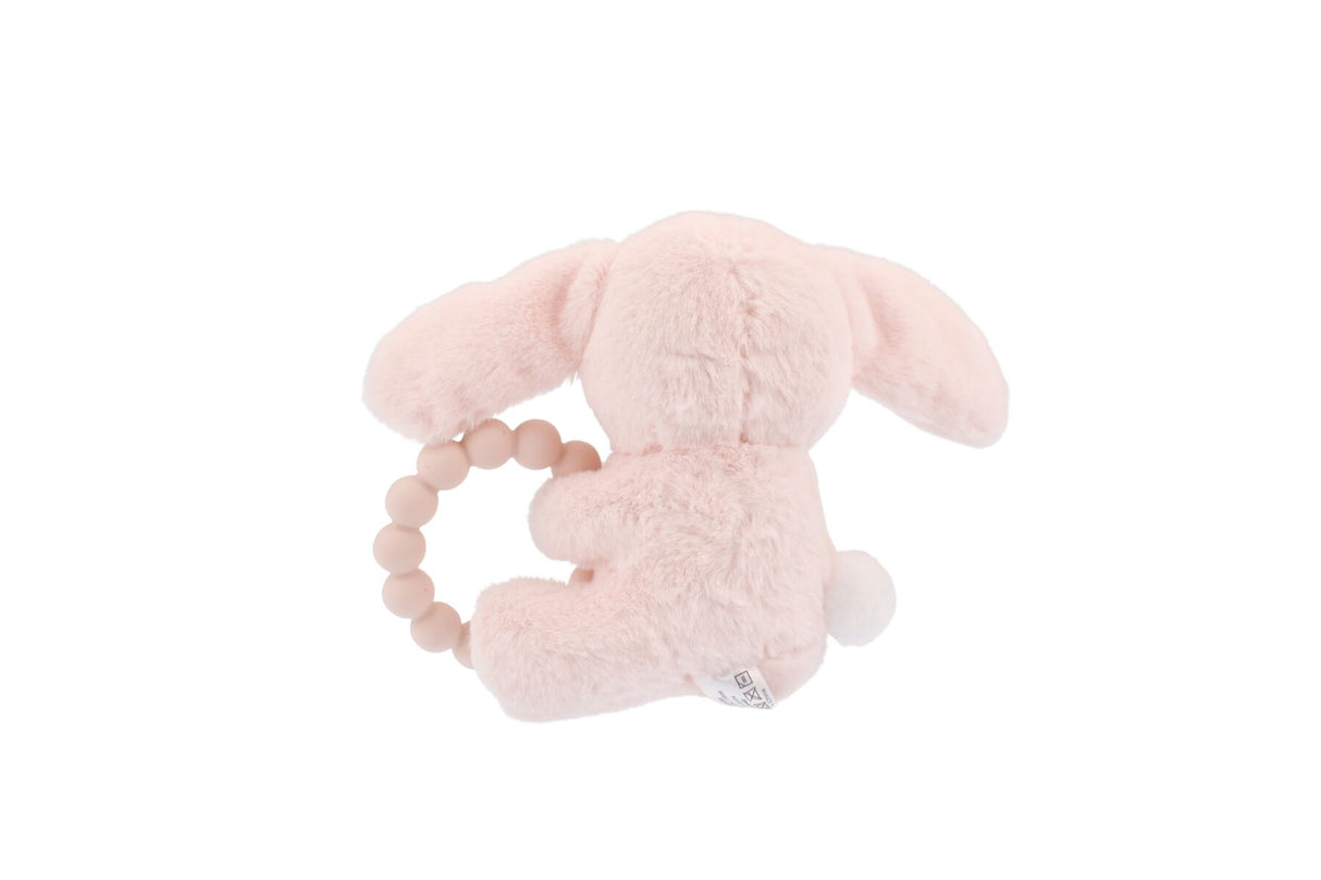Snuggle Pal Animal With Silicone Teething Ring