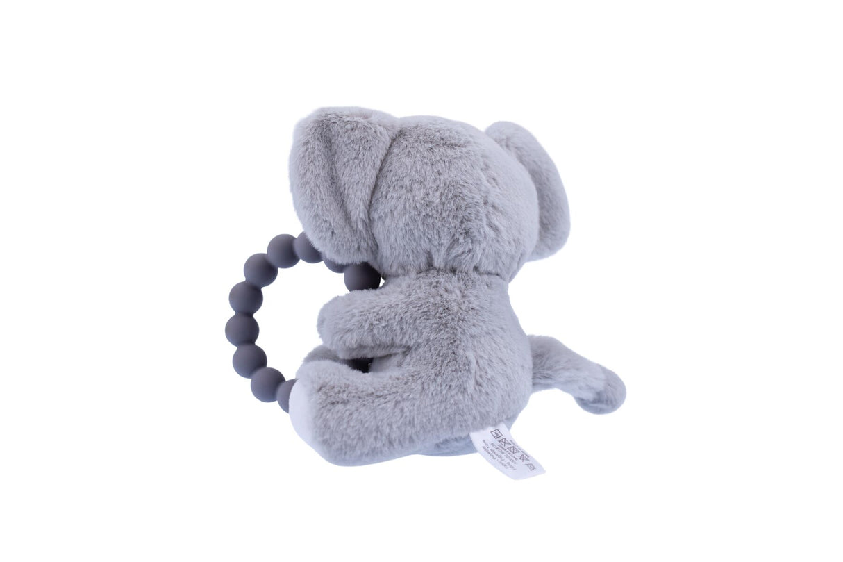 Snuggle Pal Animal With Silicone Teething Ring
