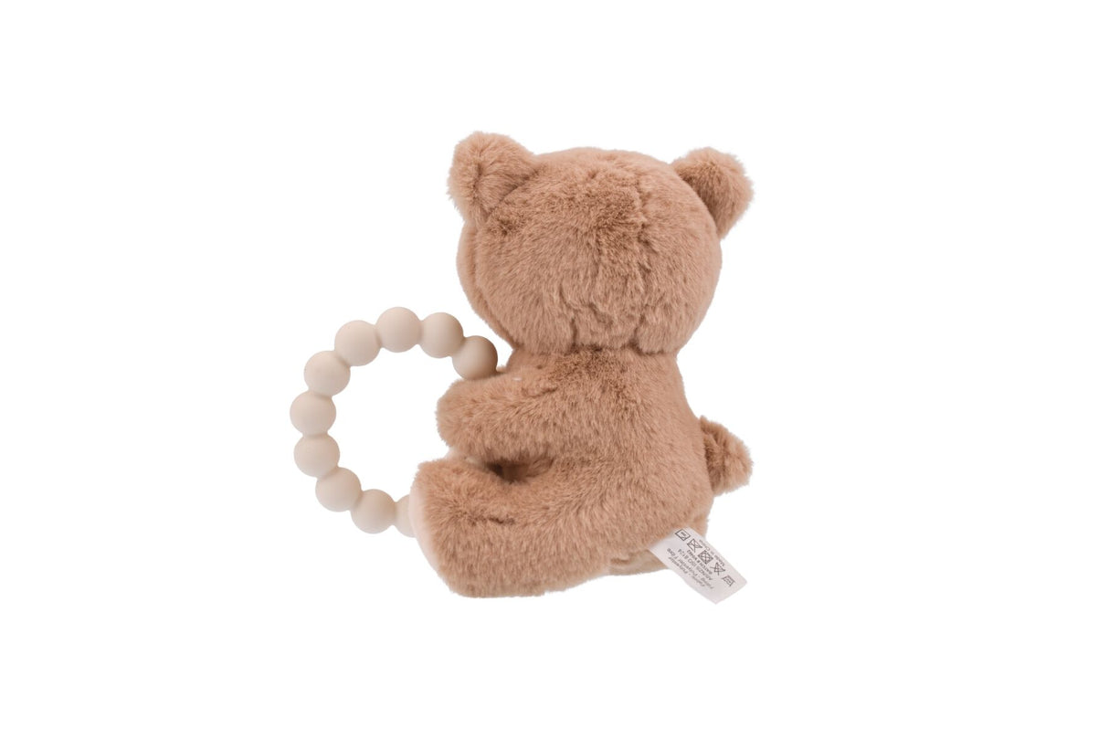 Snuggle Pal Animal With Silicone Teething Ring