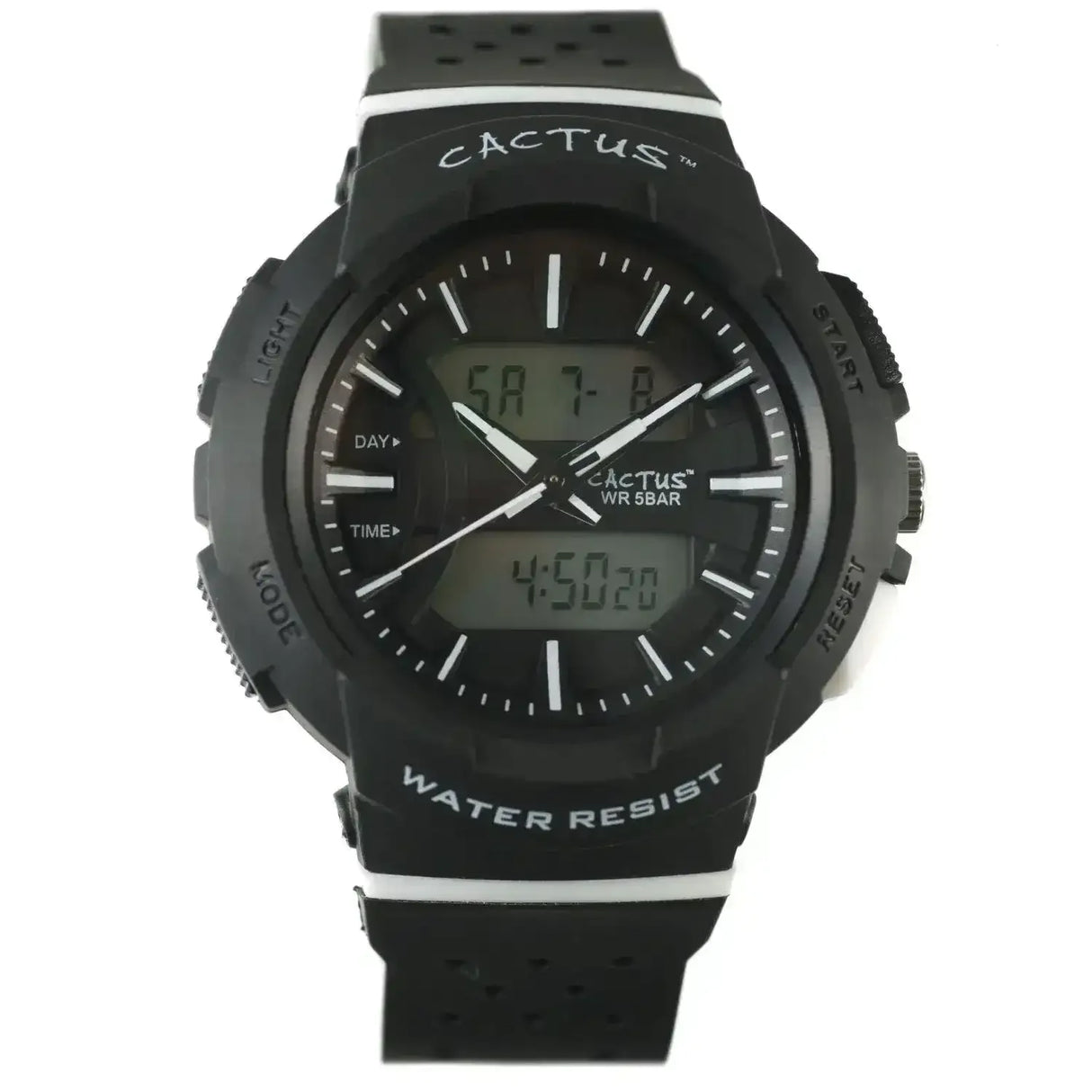 Cactus Watches | Analogue Digital Combo Watch | Black - Toybox Tales