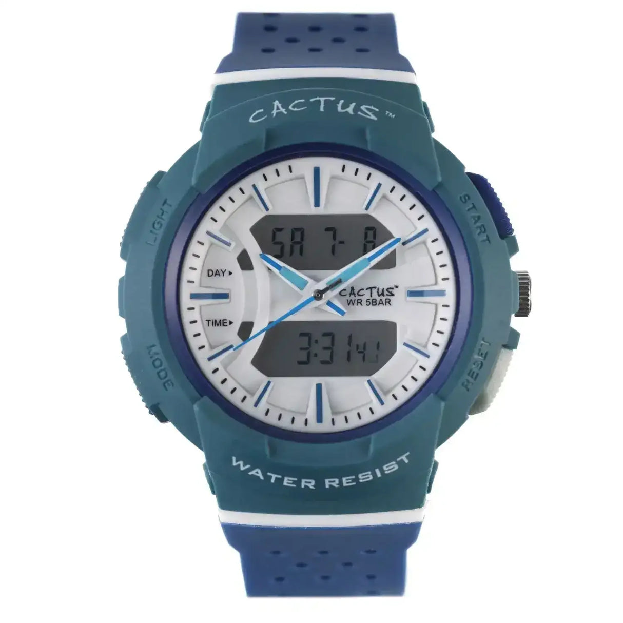 Cactus Watches | Analogue Digital Combo Watch | Blue - Toybox Tales