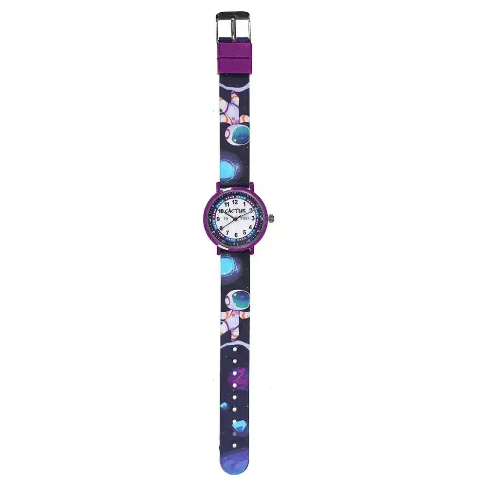 Primary - Kids Watch - Purple - Astronauts Space - Toybox Tales