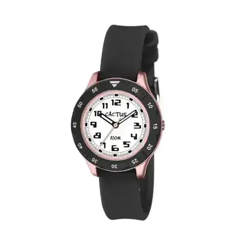 Cactus Watches | Kids Urban Watch | Black/Rose Gold - Toybox Tales
