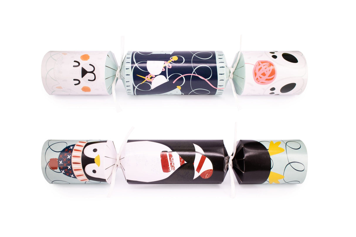 Christmas Crackers | Polar Racing Game | Pack of 6