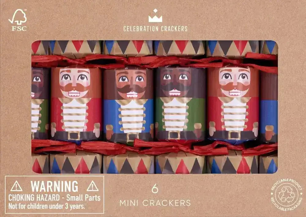 Christmas Crackers | Mini Nutracker | Pack of 6 - Toybox Tales