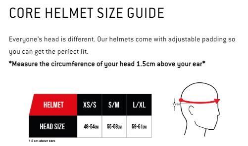 CORE Action Sports Helmet