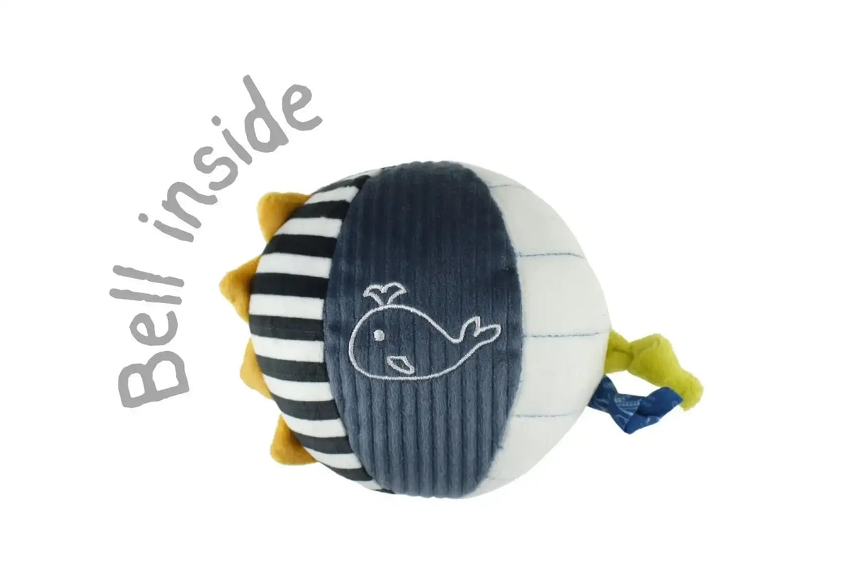 Snuggle Buddy Splashy Whale Texture Ball