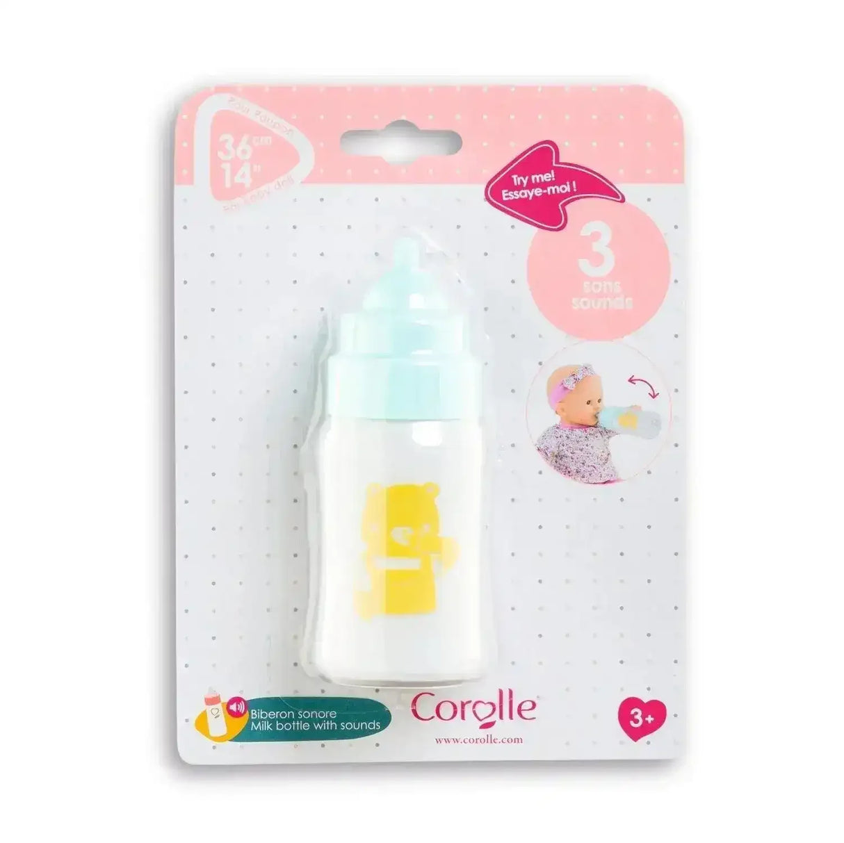 Corolle Milk Bottle with Sounds - Toybox Tales