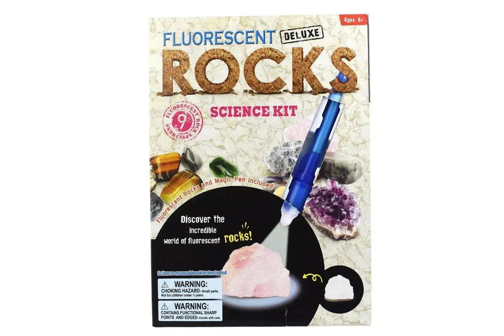 Deluxe Fluorescent Rocks Science Kit - Toybox Tales