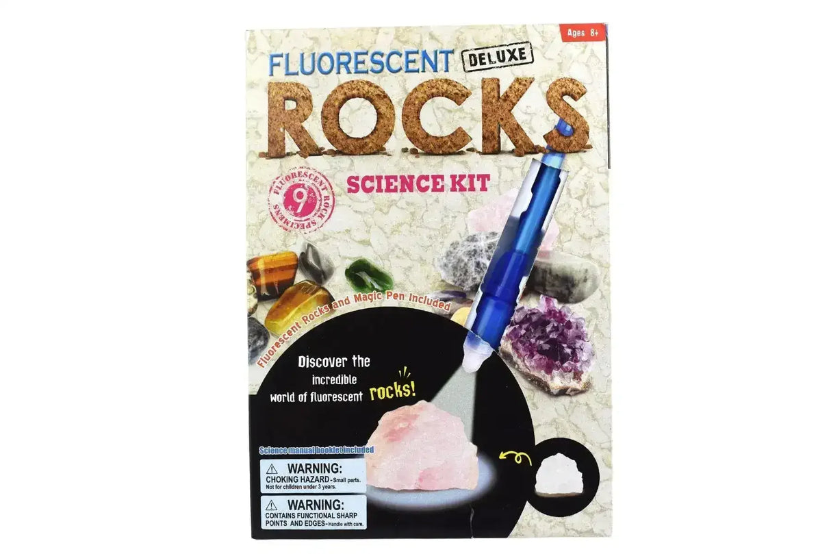 Deluxe Fluorescent Rocks Science Kit - Toybox Tales
