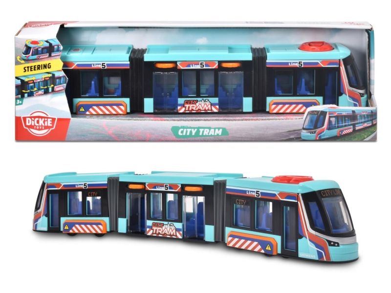 Dickie Toys | Siemens City Tram (41.5cm) - Toybox Tales