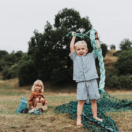 Dantoy - Blue Marine Toys - Little Dump Truck - 15cm - Toybox Tales