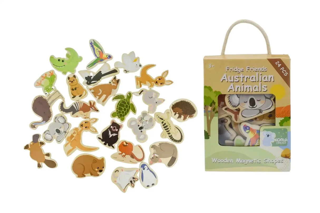Fridge Friends Australian Animals Magnets 24 Pieces