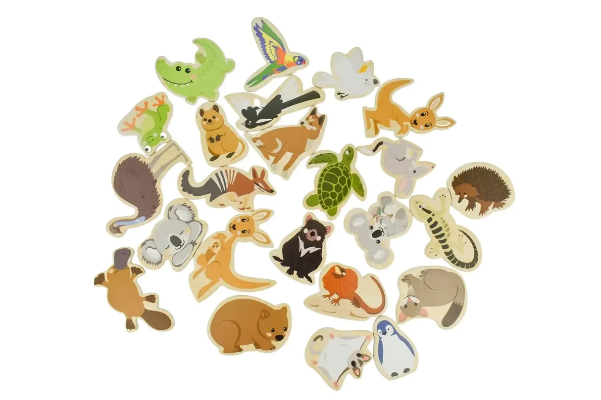 Fridge Friends Australian Animals Magnets 24 Pieces