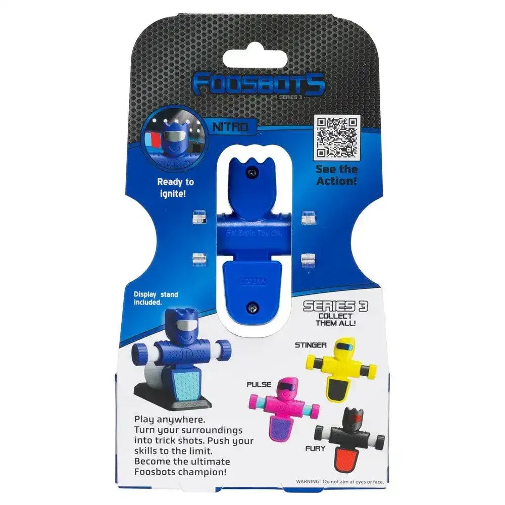 Foosbots - Single - Nitro (Blue) - Toybox Tales