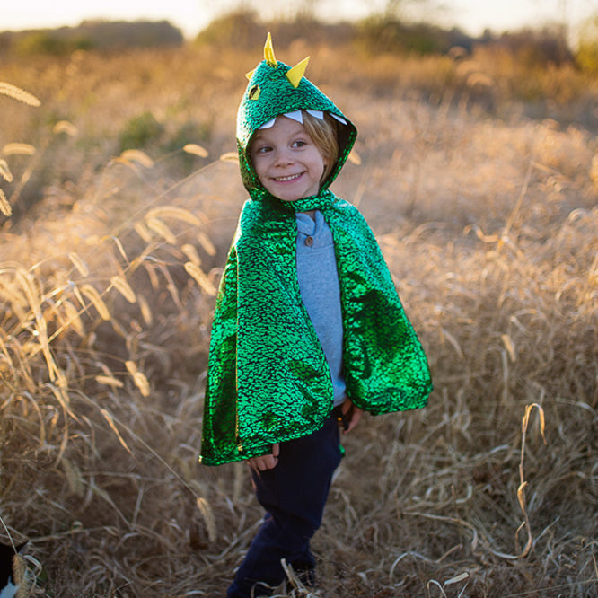 Great Pretenders | Metallic Green Dragon Cape
