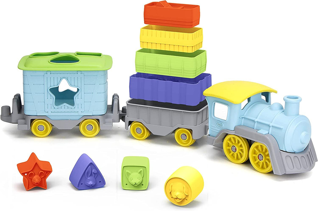 Green Toys - Stack and Sort Train