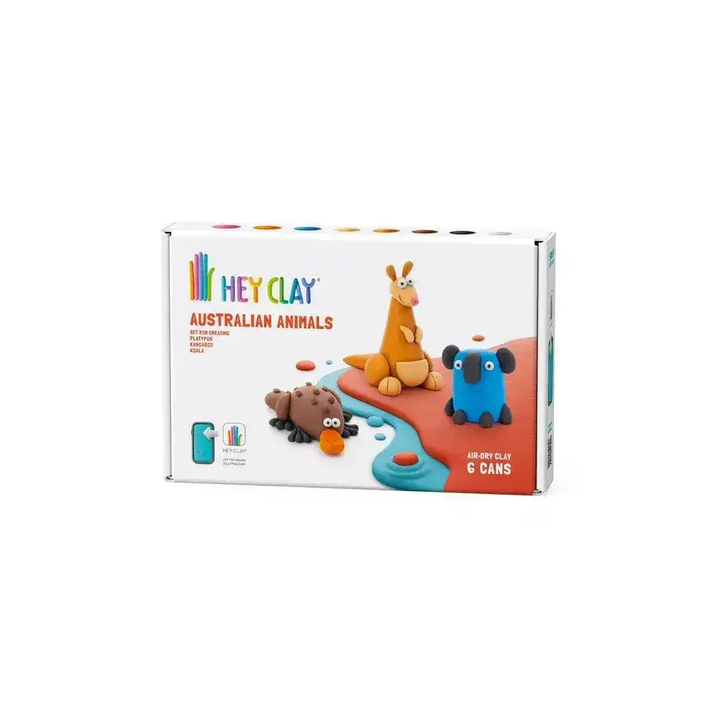 Hey Clay | Australian Animals Medium Set (6 Cans)