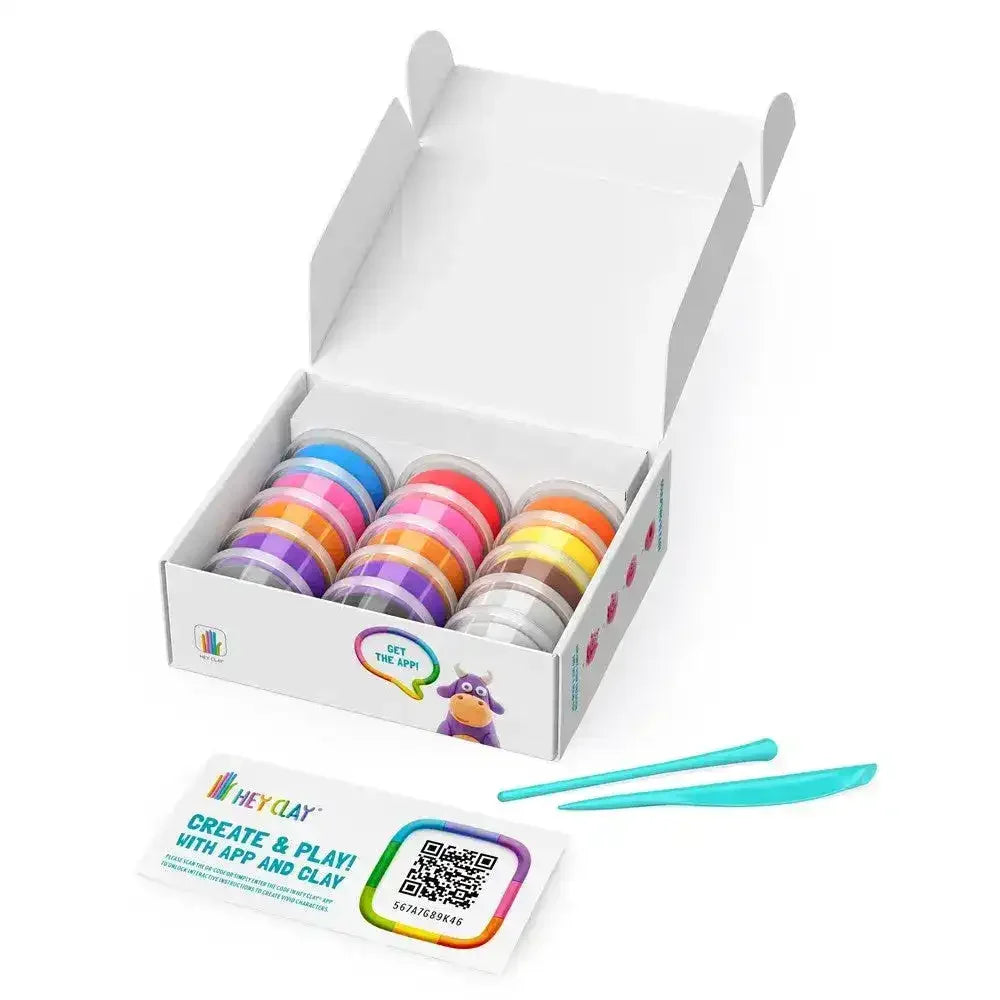 Hey Clay Animals Set (15 Cans) - Toybox Tales