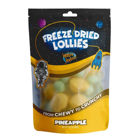 Heebie Jeebies | Freeze Dried Pineapple Lollies | Large - Toybox Tales