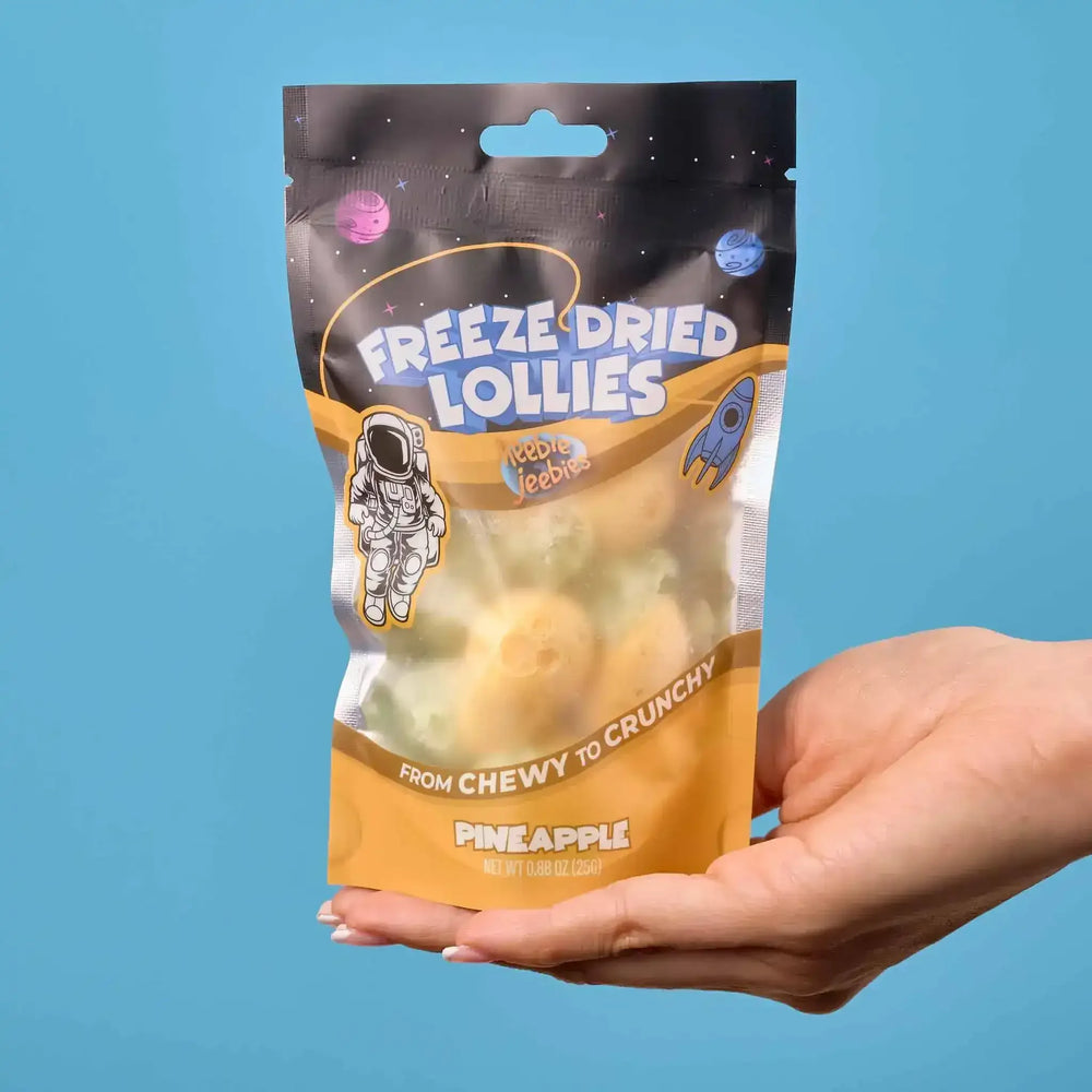 Heebie Jeebies | Freeze Dried Pineapple Lollies | Mini - Toybox Tales